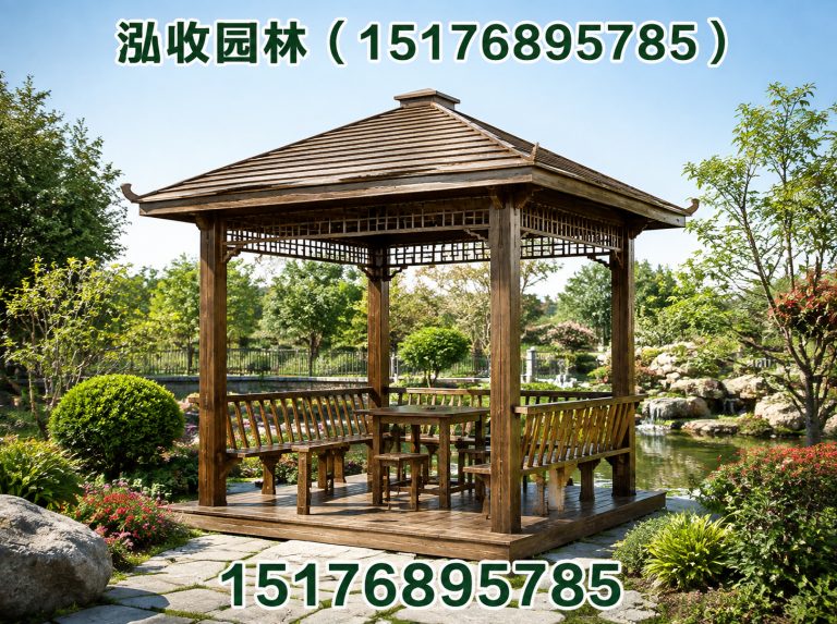 鹤岗京津冀防腐木工程展示图